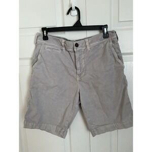 American Eagle Outfitters Men's Beige Chino Shorts Cotton Button Pockets Stretch